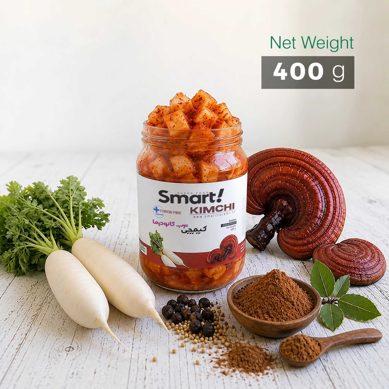 کیمچی ترب با قارچ گانودرما اسمارت ترشی